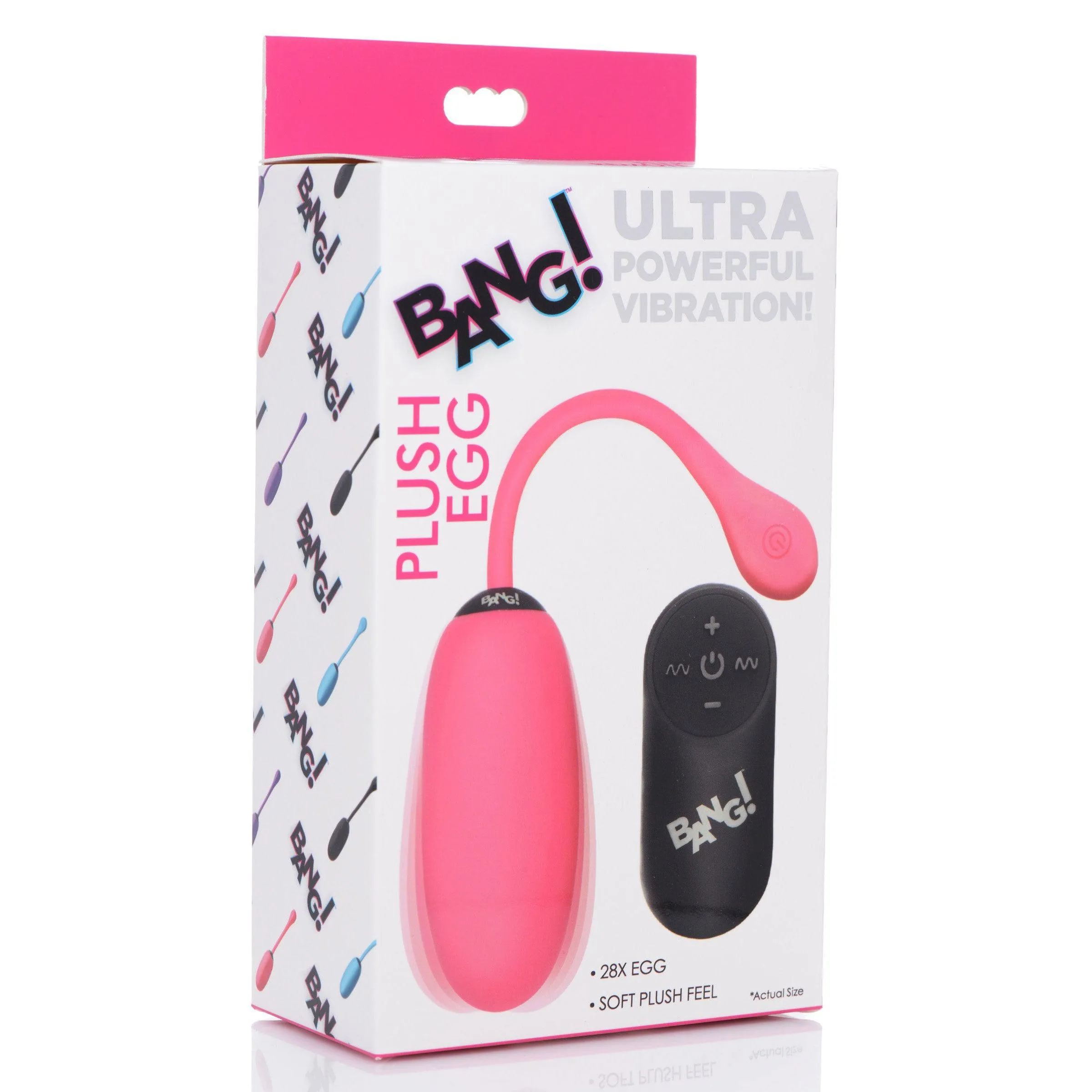 28x Plush Egg and Remote - Pink