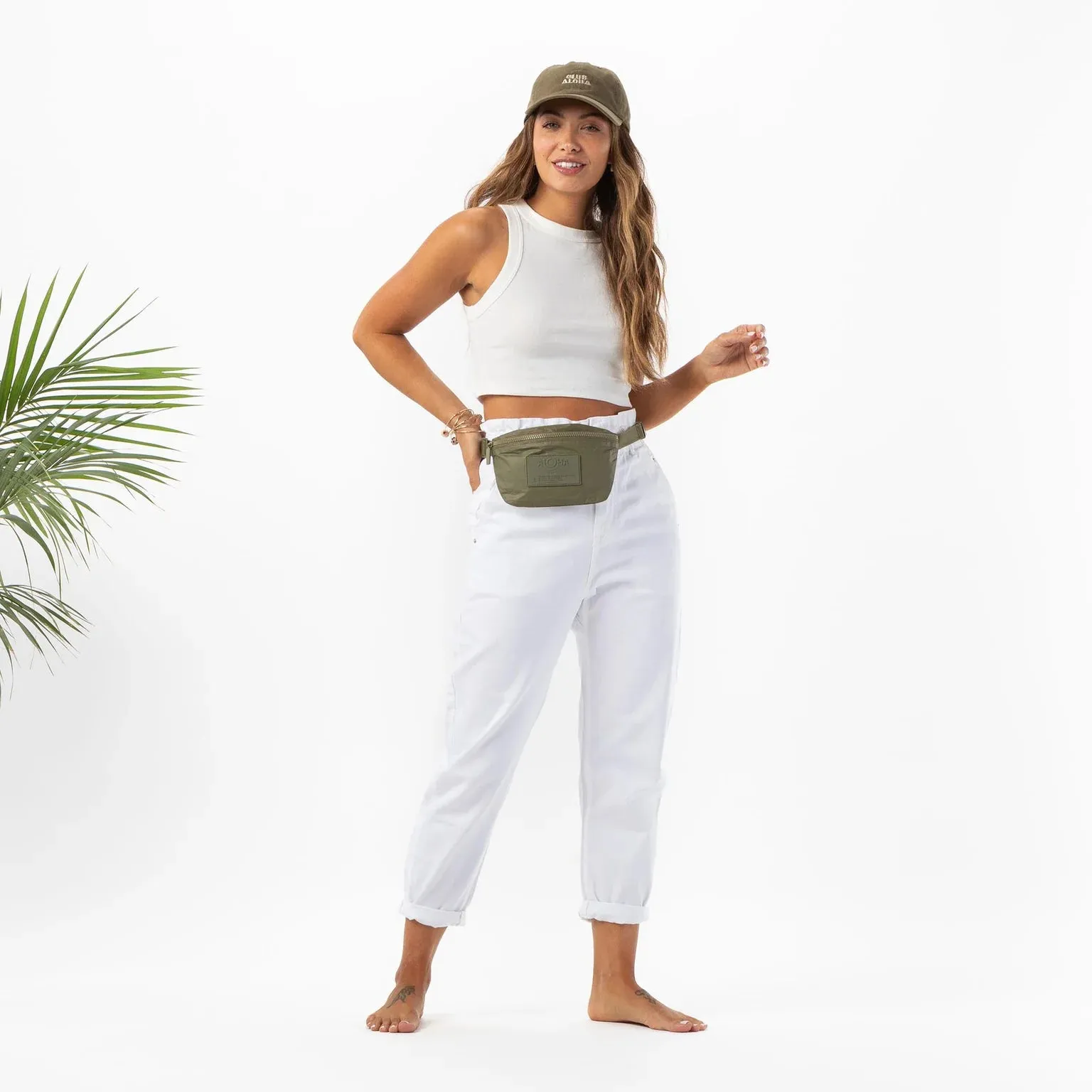 ALOHA COLLECTION Mini Hip pack-Monochrome Olive