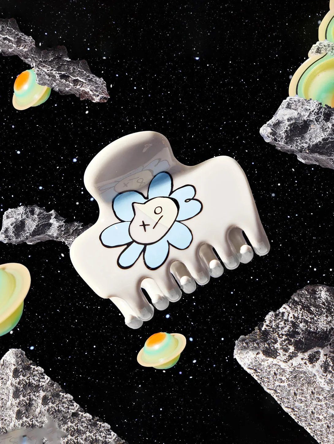 BT21 Recycled Plastic Puffy Claw Clip - Van