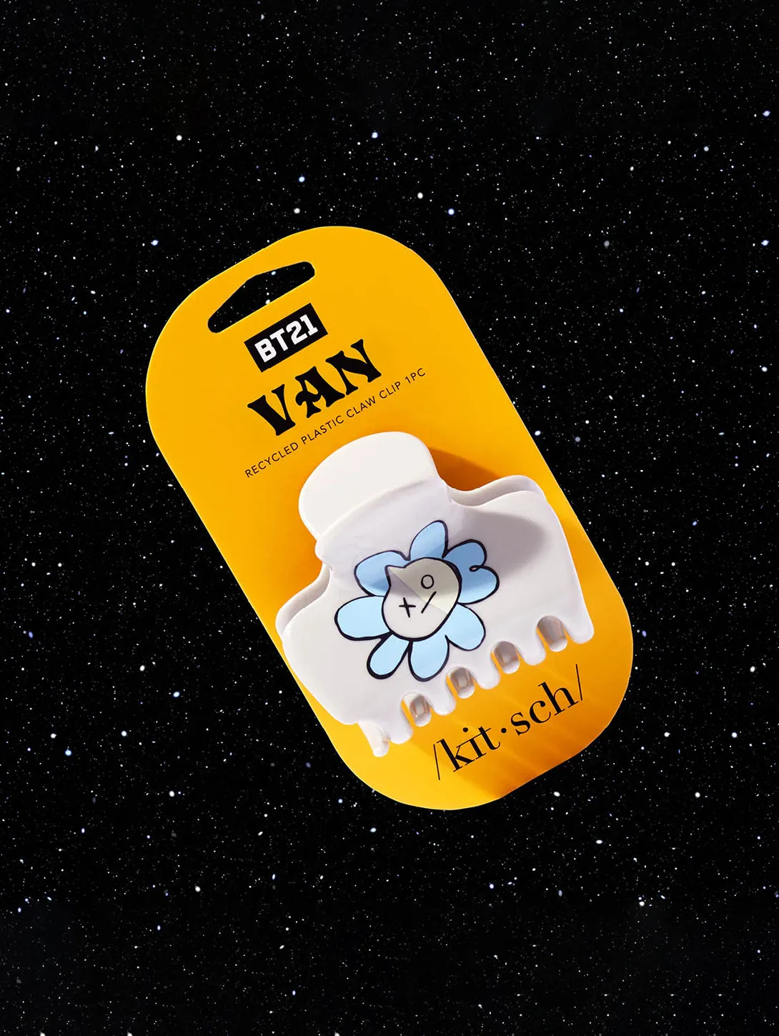 BT21 Recycled Plastic Puffy Claw Clip - Van