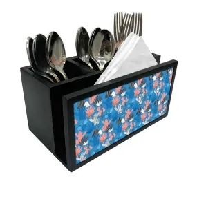 Cutlery Tissue Holder Napkin Stand -  Cactus