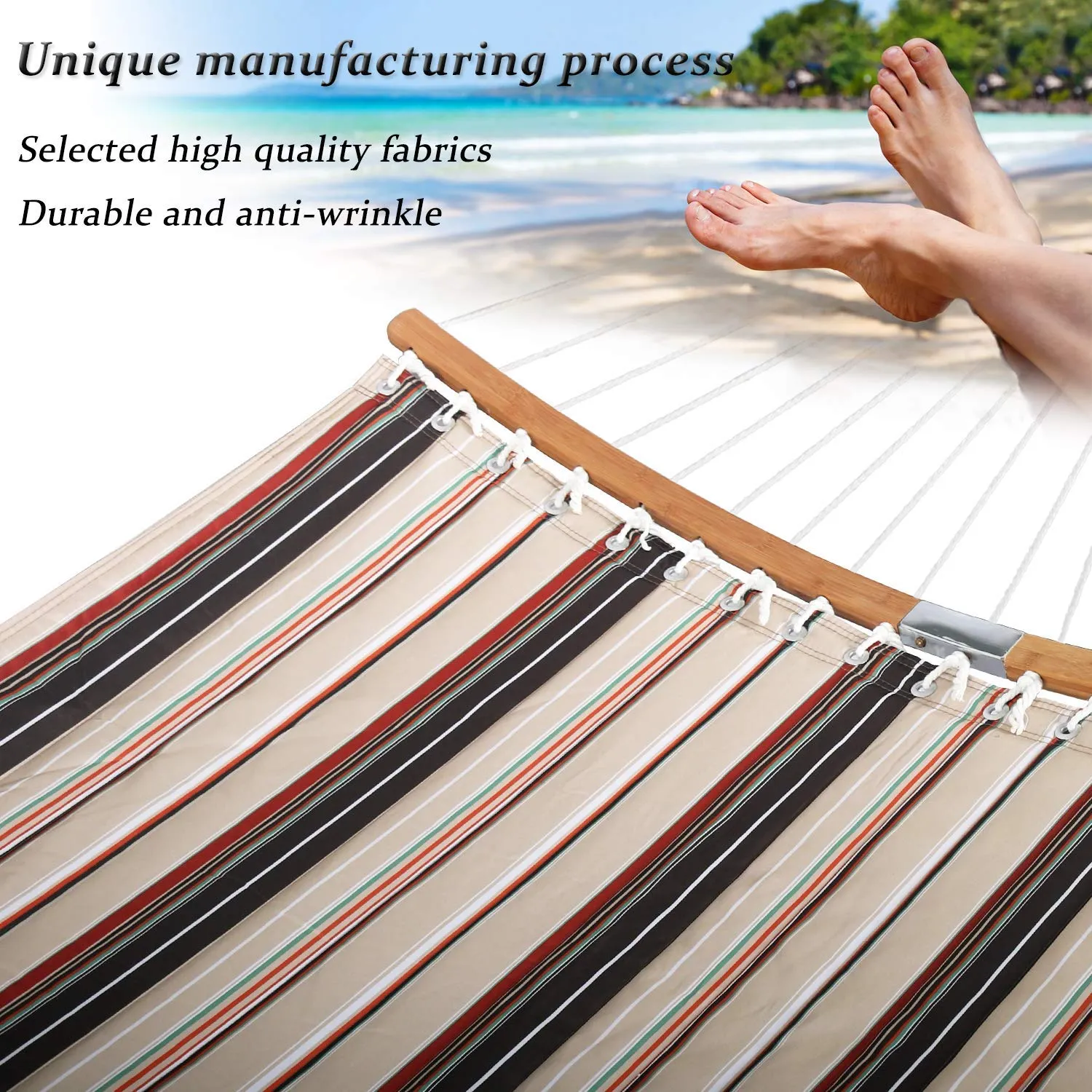 Hammock w/Foldable Bar - Bathonly