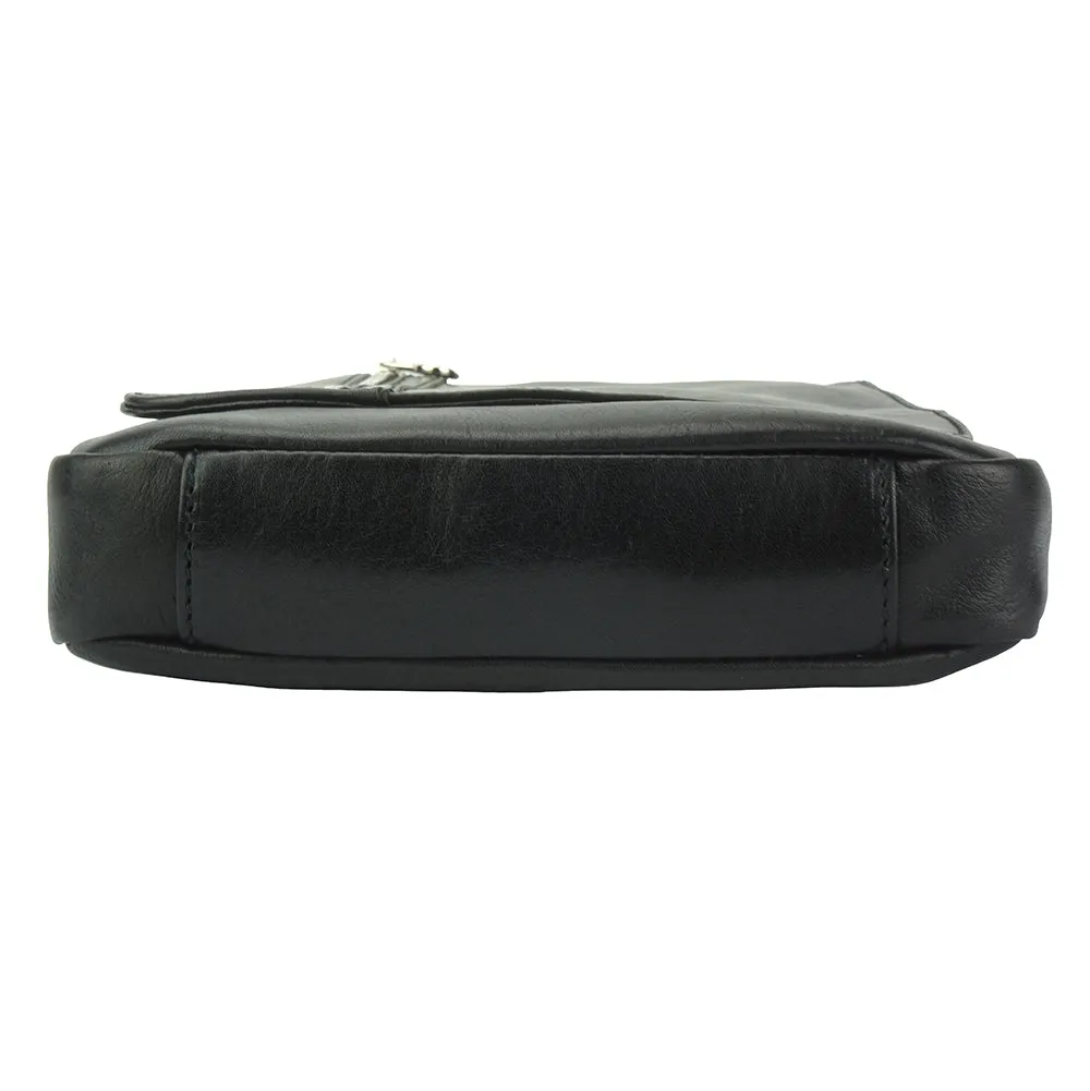 Messenger Amico with genuine leather