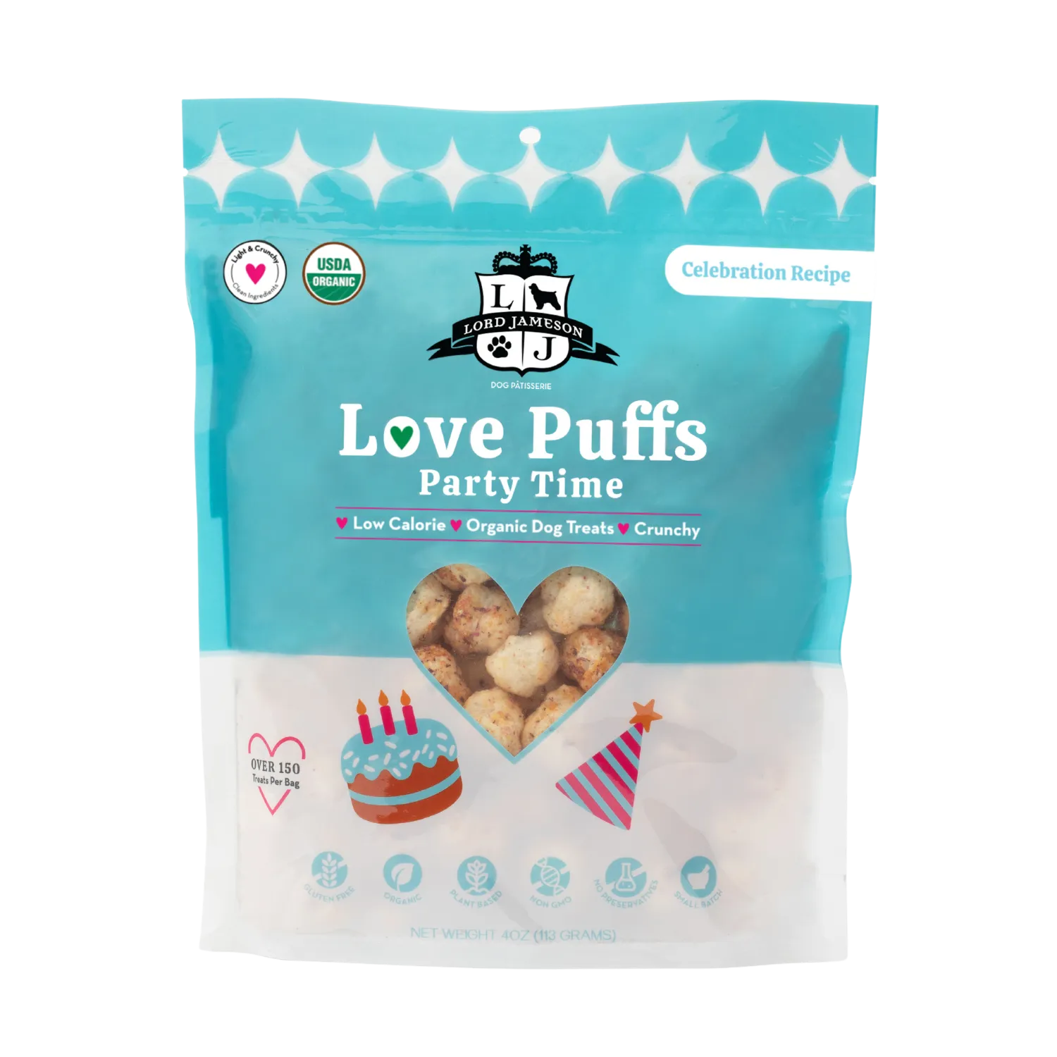 Party Time Organic Dog Treats | 4 oz