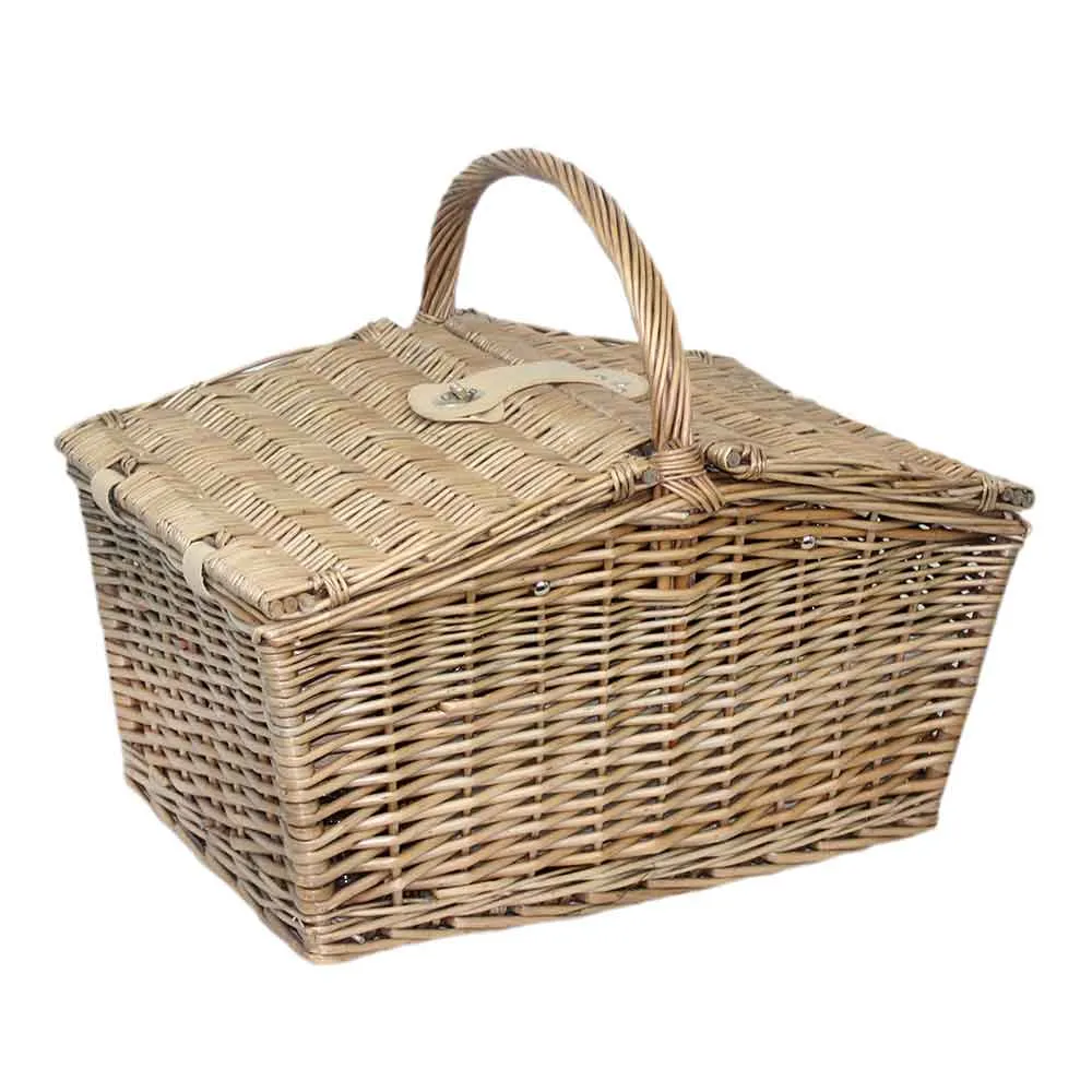Picnic Basket Hamper Fully Fitted For Four 021 by Willow