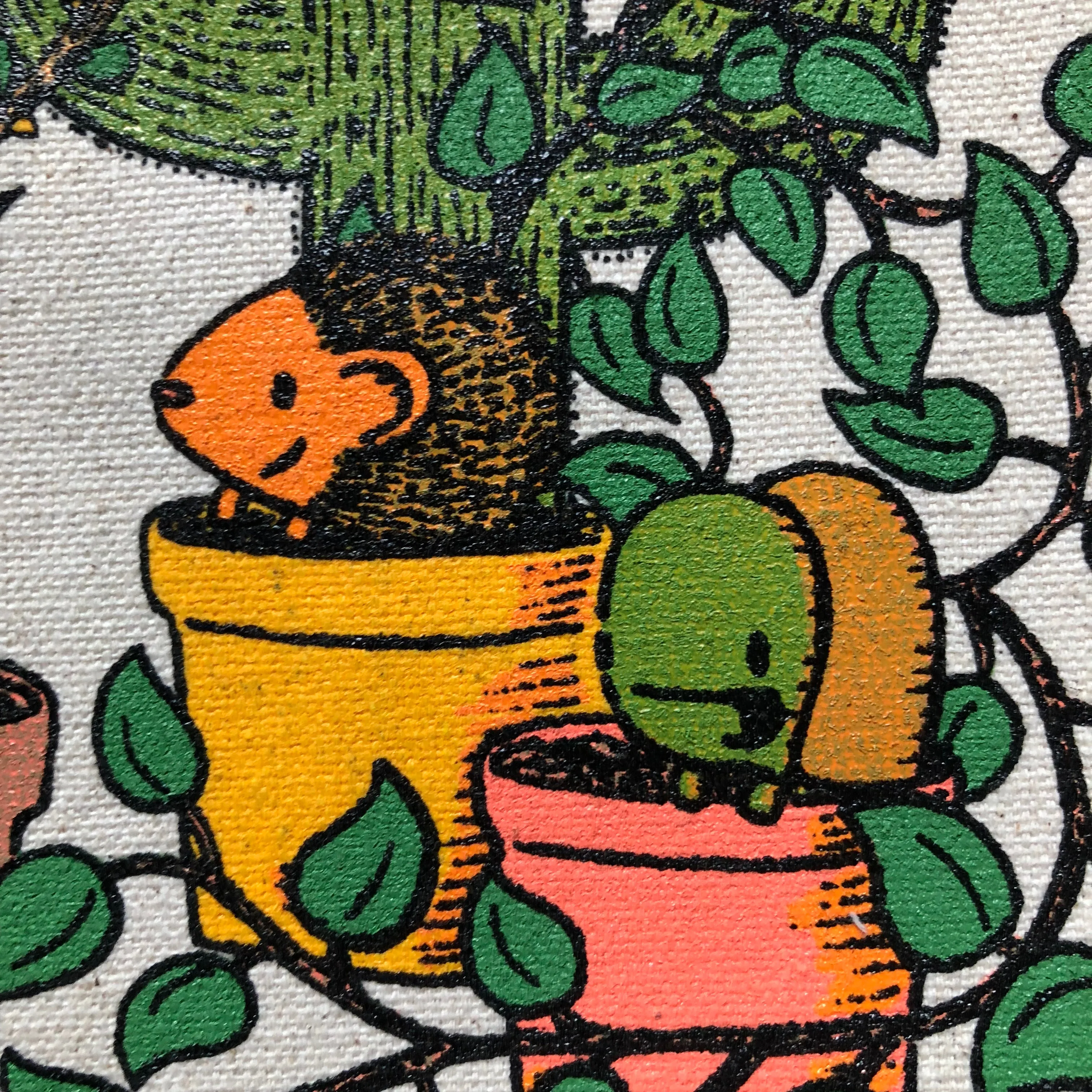 plant friends tote bag