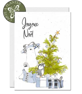 Plantable Christmas Card - It's Christmas !