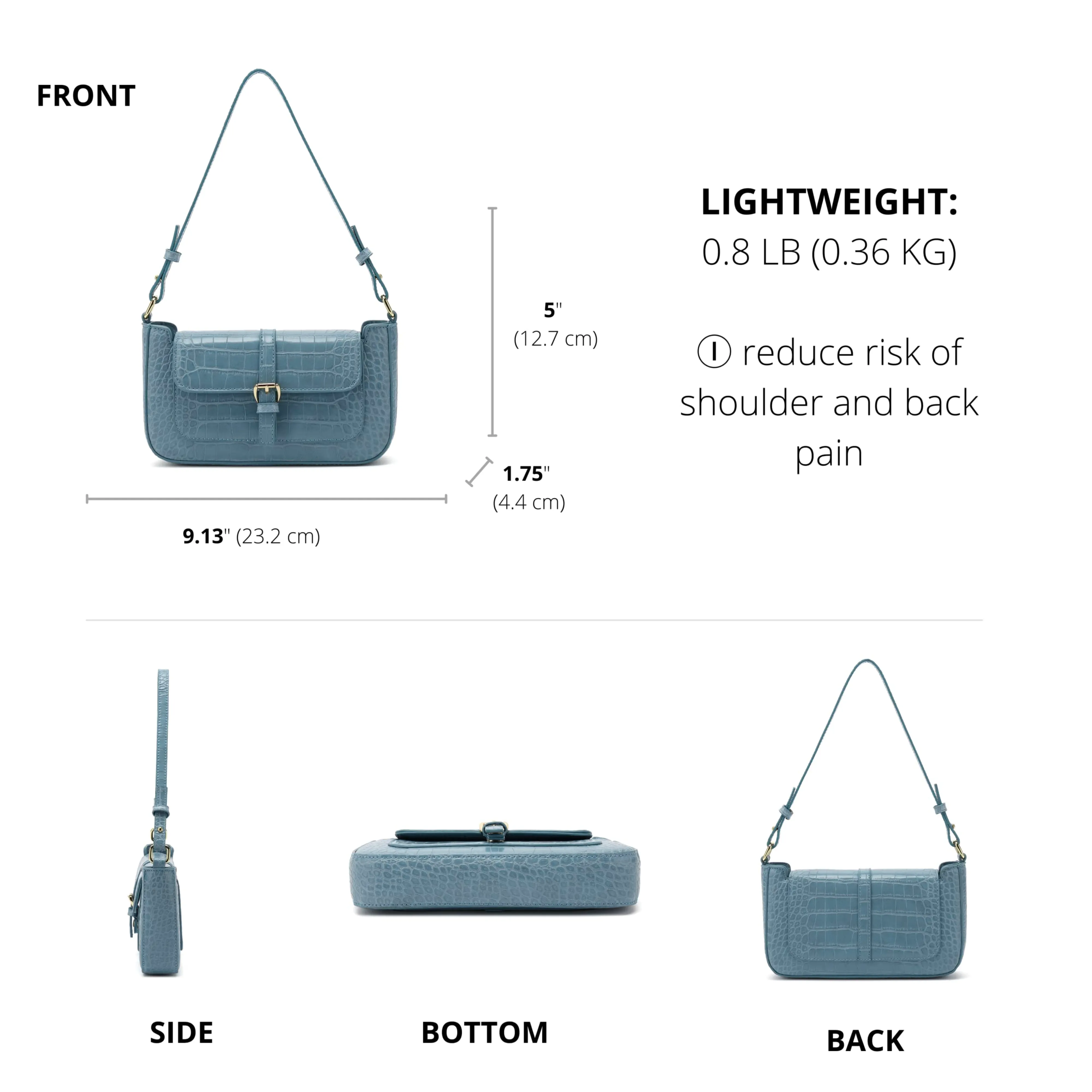 Small Pattern Shoulder Bag H2087
