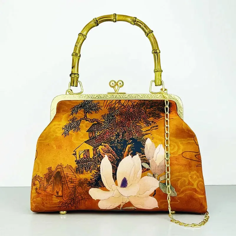 TEEK - Flower Lock Vintage Chain Handbag