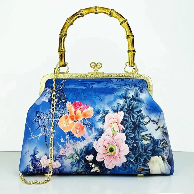 TEEK - Flower Lock Vintage Chain Handbag